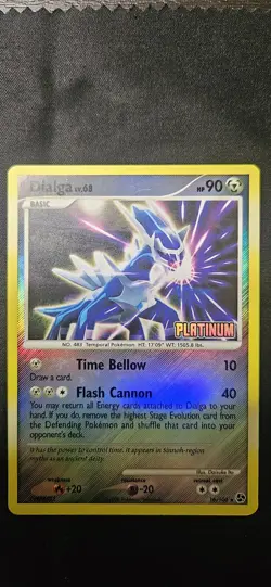 Dialga Platinum Reverse Holo Stamped 16/106 Pokemon - Image 1