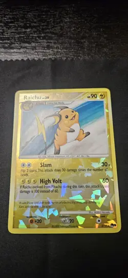 Pokemon Raichu POP Series 9 003/017 - Cracked Ice Holo Rare - Image 1