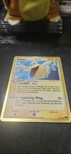 2007 Pokemon Pelipper 14/17 Pop Series 5 Delta Species Holo - Image 3