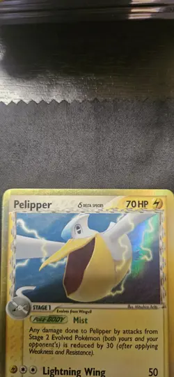 2007 Pokemon Pelipper 14/17 Pop Series 5 Delta Species Holo - Image 4