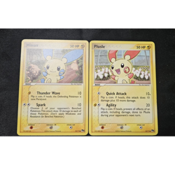 Pokemon 2004 Minun 12/17 & Plusle 13/17 Promo POP Series 1 - Image 1