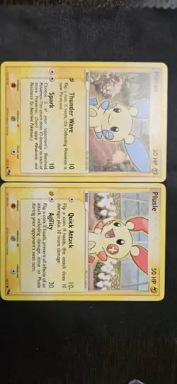 Pokemon 2004 Minun 12/17 & Plusle 13/17 Promo POP Series 1 - Image 2