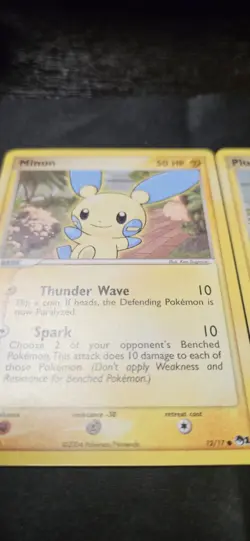 Pokemon 2004 Minun 12/17 & Plusle 13/17 Promo POP Series 1 - Image 4