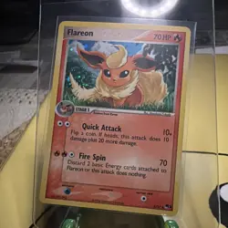 Pokemon TCG Flareon 002/017 POP Series 3 Holo Rare English 70 HP Stage 1 - Image 2