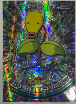 Topps Chrome 2000 Pokemon - Spectra Chrome #69 Bellsprout - Image 1