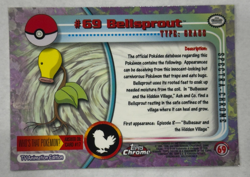 Topps Chrome 2000 Pokemon - Spectra Chrome #69 Bellsprout - Image 2