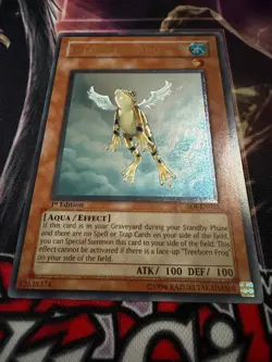 YUGIOH! Treeborn Frog SOI-EN025 1st Edition Ultimate Rare NM #1 - Image 1