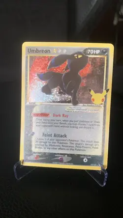 Umbreon Gold Star - 17/17 - Ultra Rare - Celebrations - Pokemon Card - NM/M - Image 3