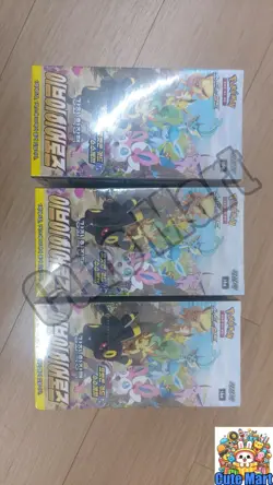 Pokemon Card Sword & Shield Eevee Heroes Booster 3 Box S6a Korean - Image 1