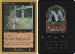 4x Rapid Decay - Sideboard - Jakub Slemr - 1999 ~ Near Mint World Championship I - Image 1