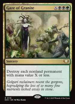 4x Gaze of Granite ~ Near Mint Commander: Edge of Eternities MTG Magic x4 4 Ulti - Image 1