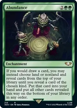 ABUNDANCE Universes Beyond Warhammer 40000 Commander MTG Magic - Image 1