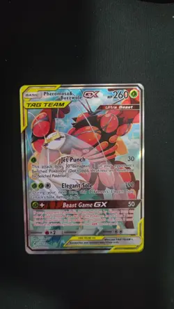 Pheromosa & Buzzwole GX 192/214 Alternate Art Unbroken Bonds Pokemon TCG - Image 2