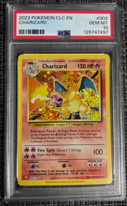 2023 Pokemon CLC Trading Card Game Classic Charizard #003 PSA 10 GEM MINT - Image 1