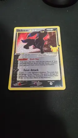 Pokemon - Umbreon Gold Star from Celebrations 25th Anniversary 17/17 - Image 2