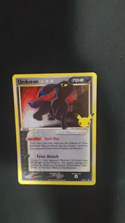 Pokemon - Umbreon Gold Star from Celebrations 25th Anniversary 17/17 - Image 3