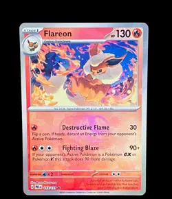 Pokemon Flareon #013/131 Masterball: SV Prismatic Evolutions (Read Description) - Image 2