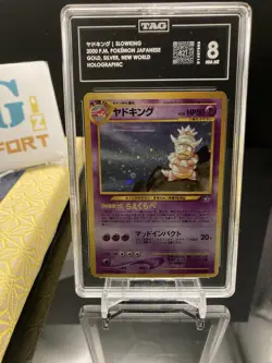 2000 Pokemon Japanese Slowking Holo Neo Genesis #199 TAG 8 - Image 1
