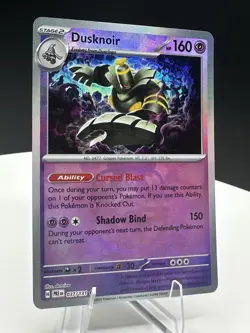 Dusknoir (Master Ball Pattern) SV: Prismatic Evolutions 037/131 Rare NM Pokemon - Image 4