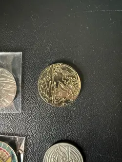 4 metal Pokemon coin lot - Image 3