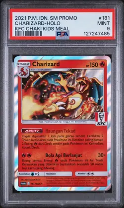 Pokemon Charizard 181/SM-P KFC Kentucky Fried Chicken Promo Card PSA 7 - Image 1