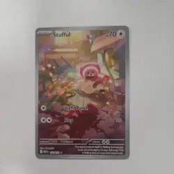Pokemon TCG - Stufful 154/132 - Mega Evolution - Illustration Rare Card - Image 1