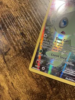 Pokemon Celebi Promo Holo Card XY XY111 Basic 70 HP Leech Seed - Image 5