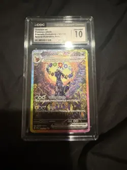 CGC 10 Umbreon ex Prismatic Evolutions SIR Alt Art Pokemon Card #161 Gem Mint - Image 1