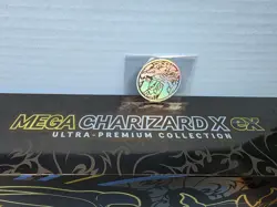 Mega Charizard X EX Ultra Premium Collection Silver Metal Coin 2025 Pokemon - Image 2