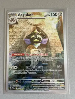 Aegislash 210/182 Illustration Rare Paradox Rift Scarlet Violet TCG Pokemon - Image 1