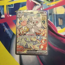 Pokemon Cinccino ex 119/086 Mega Evolution Chaos Rising SIR - Image 1