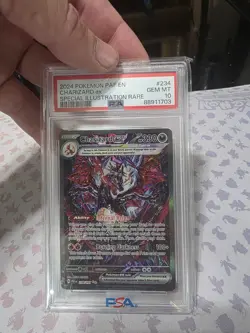Pokemon 2024 SV Paldean Fates Charizard ex 234/091 SIR Holo PSA 10 - Image 4