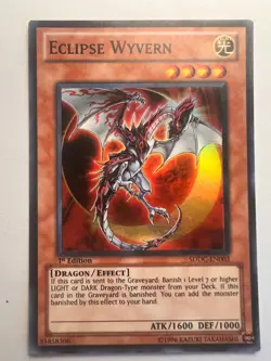 Yugioh - Eclipse Wyvern - SDDC-EN003 - 1st Edition - Mint - Image 1
