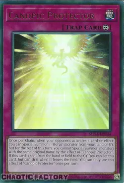 YUGIOH MP24-EN244 Canopic Protector Ultra Rare 1st Edition NM - Image 1