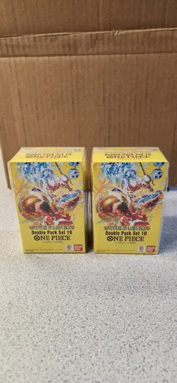 Lot of 2~ One Piece TCG Double Pack Set Vol 10 OP15-EB04 Adventure Kami's Island - Image 2