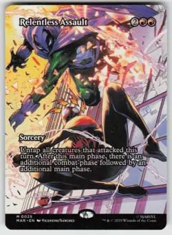 GGC - 11 Relentless Assault (Borderless) 25 M Marvel Universe Eternal-Legal - Image 1