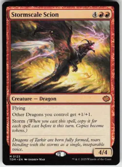 GGC-11 Stormscale Scion 123 Mythic Tarkir: Dragonstorm Near Mint - Image 1