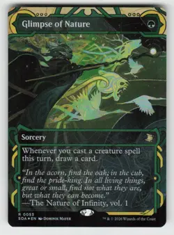 GGC-10 Foil Glimpse of Nature 53 Rare Secrets of Strixhaven: Mystical Archive NM - Image 1