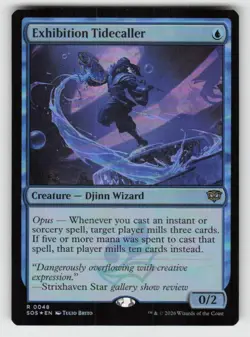GGC-10 Foil Exhibition Tidecaller 48 Rare Secrets of Strixhaven Near Mint - Image 1