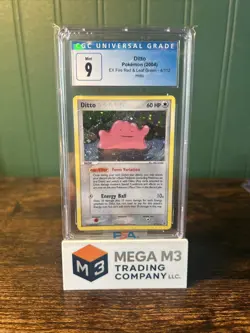 2004 Pokemon Ditto 4/112 FireRed & LeafGreen Holo CGC 9 Blue Label SWIRL!! - Image 1