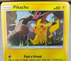 Pokemon TCG Pikachu SM234 Sun & Moon Promo Black Star Holo 60 HP 2019 - Image 2