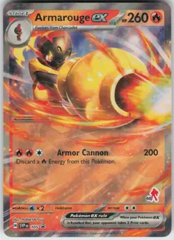 UR-01 Armarouge ex (Armarouge 60) 105 Holo Rare Battle Academy 2024 Near Mint - Image 1
