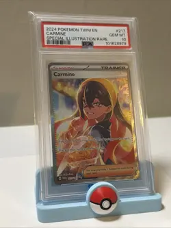 Pokemon 2024 Carmine 217/167 SIR Twilight Masquerade GEM MINT PSA 10 - Image 2