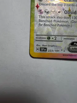 Hydreigon ex 223/191 Pokemon Sv08: Surging Sparks Holo MInt condition Pack Fresh - Image 2