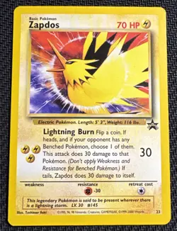 Zapdos 23/53 Wotc Promo MP - Image 1