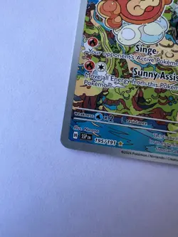 Pokemon Castform Sunny Form 195/191 Sv08: Surging Sparks Holo Pack Fresh Mint - Image 4