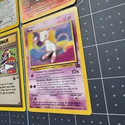 Vintage Pokemon Promo Cards Lot of 4 WOTC Mew Entei Togepi Black Star - Image 4