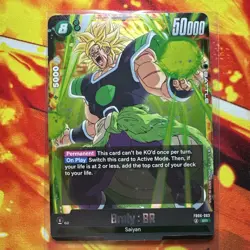 Bandai Broly: BR SR Battle Card FB06-063 50000 Power Dragon Ball Super - Image 3