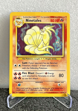 Ninetales Holo 12/102 Base Set Unlimited WOTC Pokemon TCG 1999 HP - Image 5