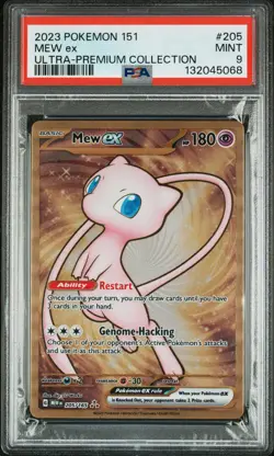 2023 POKEMON 151 ULTRA-PREMIUM COLLECTION #205 MEW EX PSA 9 - Image 1